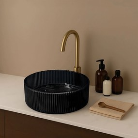 Умивалник за плот Rea Ingrid 36 Black