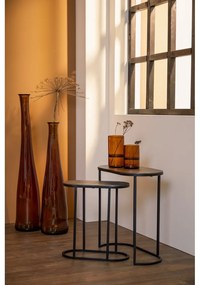 Метални странични масички в комплект от 2 бр. 26x53 cm Bocov – Light &amp; Living