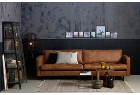 Кафяв диван от изкуствена кожа 277 cm Rodeo – WOOOD