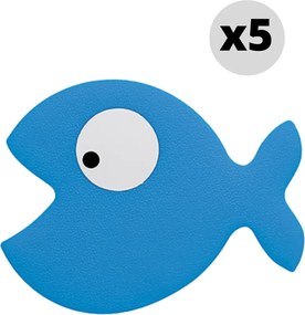 Детски противоплъзгащи подложки за вани в комплект от 5 бр. 10x13 cm Hungry – Spirella