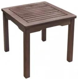 Дървена масичка за шезлонг - 45 x 45 x 40см