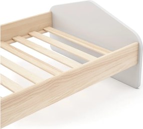 Детско легло от бял/естествен бор 90x190 cm Estefania - Marckeric