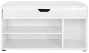 Шкаф за обувки VOXEL бял