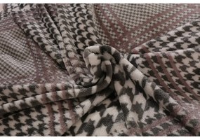 Сиво микроплюшено спално бельо за единично легло 140x200 cm - My House