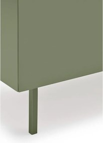Зелен висок скрин от декор от дъб 95x120 cm Arista – Teulat