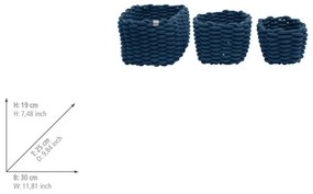 Текстилни кошници в комплект 3 бр. 30x25x19 cm Tom Tailor – Wenko