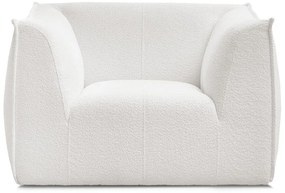 Бяло кресло от прежда с примки от букле Giorgia – Bobochic Paris