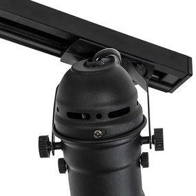 Интелигентна релсова система черна 3-светлини с Wi-Fi GU10 - Movie