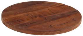 370037 vidaXL Плот за маса Ø 50x3,8 см кръгъл масивна регенерирана дървесина