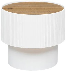 Холна маса atmosphera Enola, MDF, 38,5 cm - Бял
