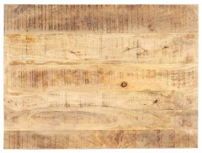 286018 vidaXL Плот за маса, мангово дърво масив, 15-16 мм, 90x70 cм