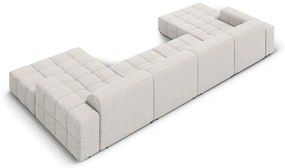 Светлосив ъглов диван (U-образен) Chicago - Cosmopolitan Design