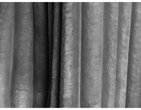 Тъмносив разтегателен диван с място за съхранение от рипсено кадифе 266 cm Kini – Makamii