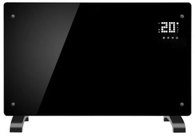 Конвекторна печка Elite WGPHD-22, 2200W, Стъклен панел, 50 C, Wi-Fi, Таймер, LED екран, Черен