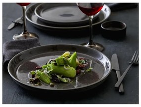 Тъмносива глинена чиния ø 27 cm Gastro Grey/Grey – Bitz