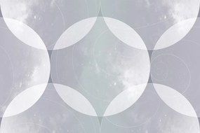 Тапет – Сиви подредени кръгове