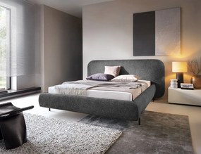 Облечено легло Prius-180 x 200-Тъмно сиво