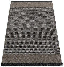 Антрацитен килим за открито и закрито 85x160 cm Edit Charcoal – Pappelina