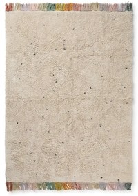 Кремав ръчно изработен памучен детски килим подходящ за пране 170x240 cm Stardust – Lorena Canals