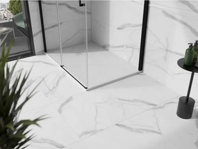 Mexen Stone+ правоъгълно композитно душово корито 90 x 80 см, бял - 44108090