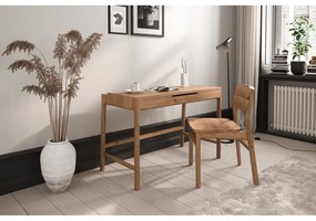 Тоалетка от масивен дъб 57x110 cm Twig – The Beds