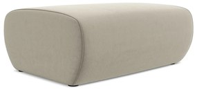 Бежова кадифена табуретка Kapua – Makamii