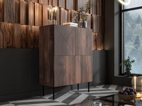 Бюфет висок Art Deco 4D-Кафяво