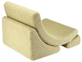 Зелен детски стол от букле Moon – Wigiwama