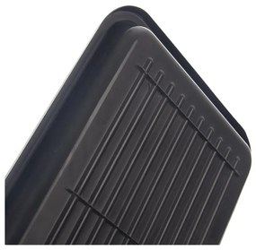 Черна метална тавичка за оттичане 43x28,5 cm Radka – Orion