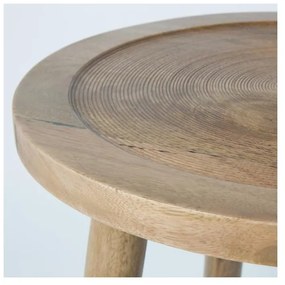 Масичка за кафе от мангово дърво Dendron, ⌀ 43 cm - Zuiver