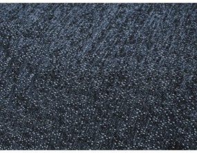 Тъмносин шенилов сгъваем/с място за съхранение ъглов диван (десен ъгъл/L форма) Everest – Bobochic Paris