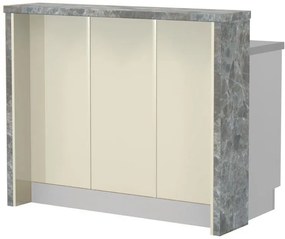 Островна кухненска пейка Modena-Length: 120 cm.-Beige-Siena Marble