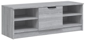 817085 vidaXL ТВ шкаф, сив сонома, 102x35,5x36,5 см, инженерно дърво