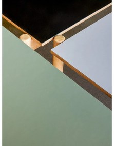 Трапезна маса от масивен дъб 107x190 cm Oblique – Hübsch