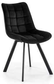 Трапезен стол COMORO, 1 бр., черен