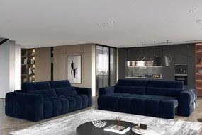 Диван Рабит двуместен-Тъмно Син