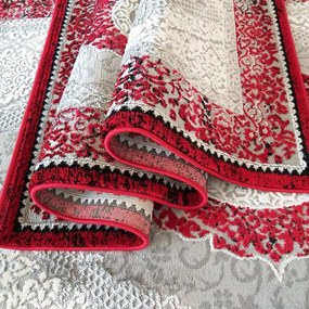 Изключителен червен килим във винтидж стил Ширина: 240 см | Дължина: 330 см