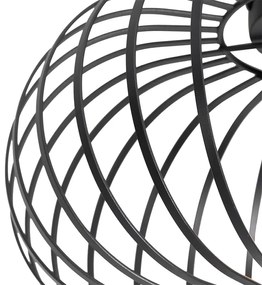 Дизайнерски таванна лампа черна 39 см - Johanna