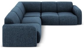 Тъмносин ъглов диван (променлив/L форма) Molino – Micadoni Home