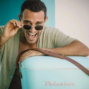 Хладилна чанта Polarbox Pop, 12 литра, AIRPOP полистирол, 5-15C до 24 часа, Зелен/Лилав