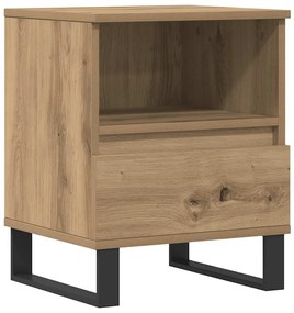 857378 vidaXL Нощно шкафче Artisan Oak 40x35x50 cm Инженерна дървесина