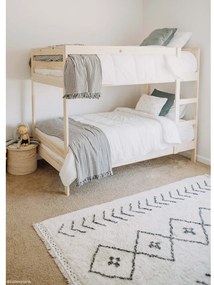 Кремав ръчно изработен памучен килим подходящ за пране 170x120 cm Bereber Rhombs – Lorena Canals