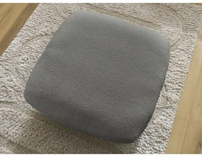 Тъмносива табуретка от прежда с примки от букле Leonore – Bobochic Paris