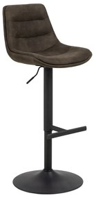 Тъмнозелен бар стол с регулируема височина (височина на седалката 86 cm) Adisa – Actona