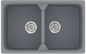 Мивка Sanitec 318-Metallic Silver