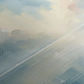 Картина на платно – Тишина на синята повърхност