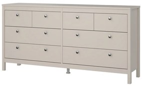 Сиво-бежов скрин 159x80x38 cm Madrid – Tvilum