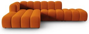 Оранжев ъглов диван (ляв ъгъл) Lupine – Micadoni Home