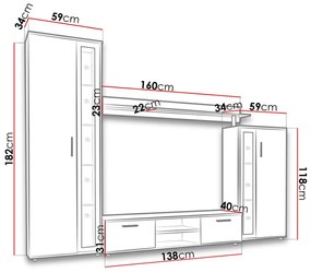 Холен комплект Bentley-бял-черен