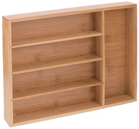 Разпределител за прибори Kinghoff KH 1222, Бамбук, 5 отделения